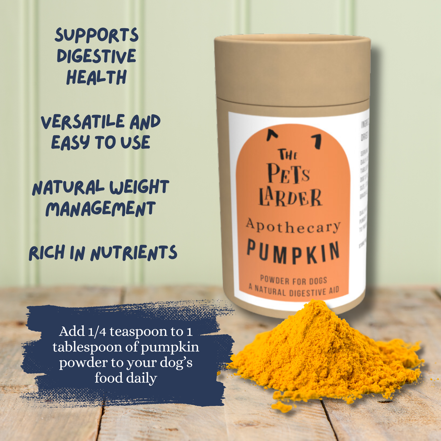 Pumpkin Powder for Dogs: Digestion Aid - Dog Supplements