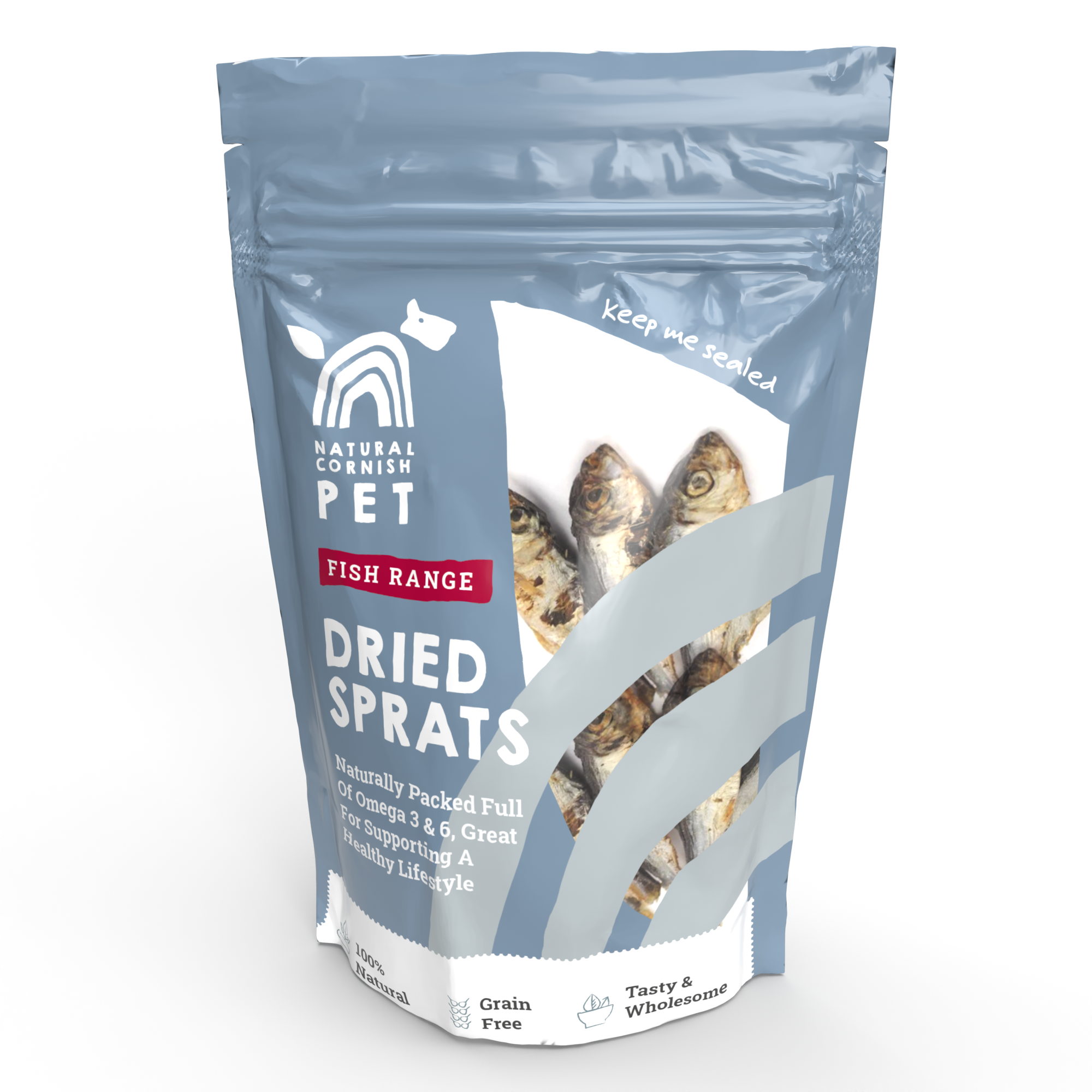 Dried Sprats for Dogs Natural Cornish Dog Treats