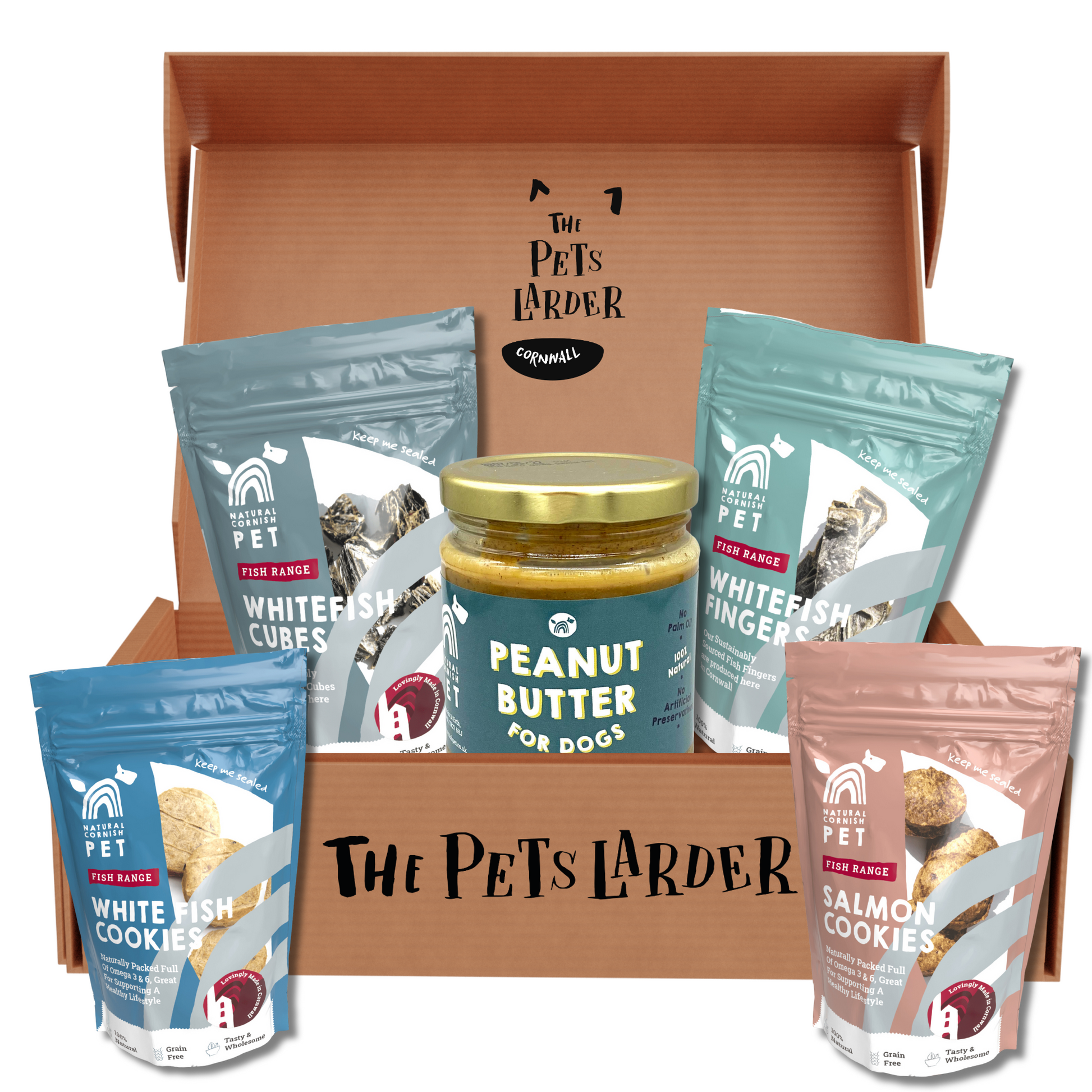 Natural Cornish Dog Treats Hamper | Natural treats made in Cornwall