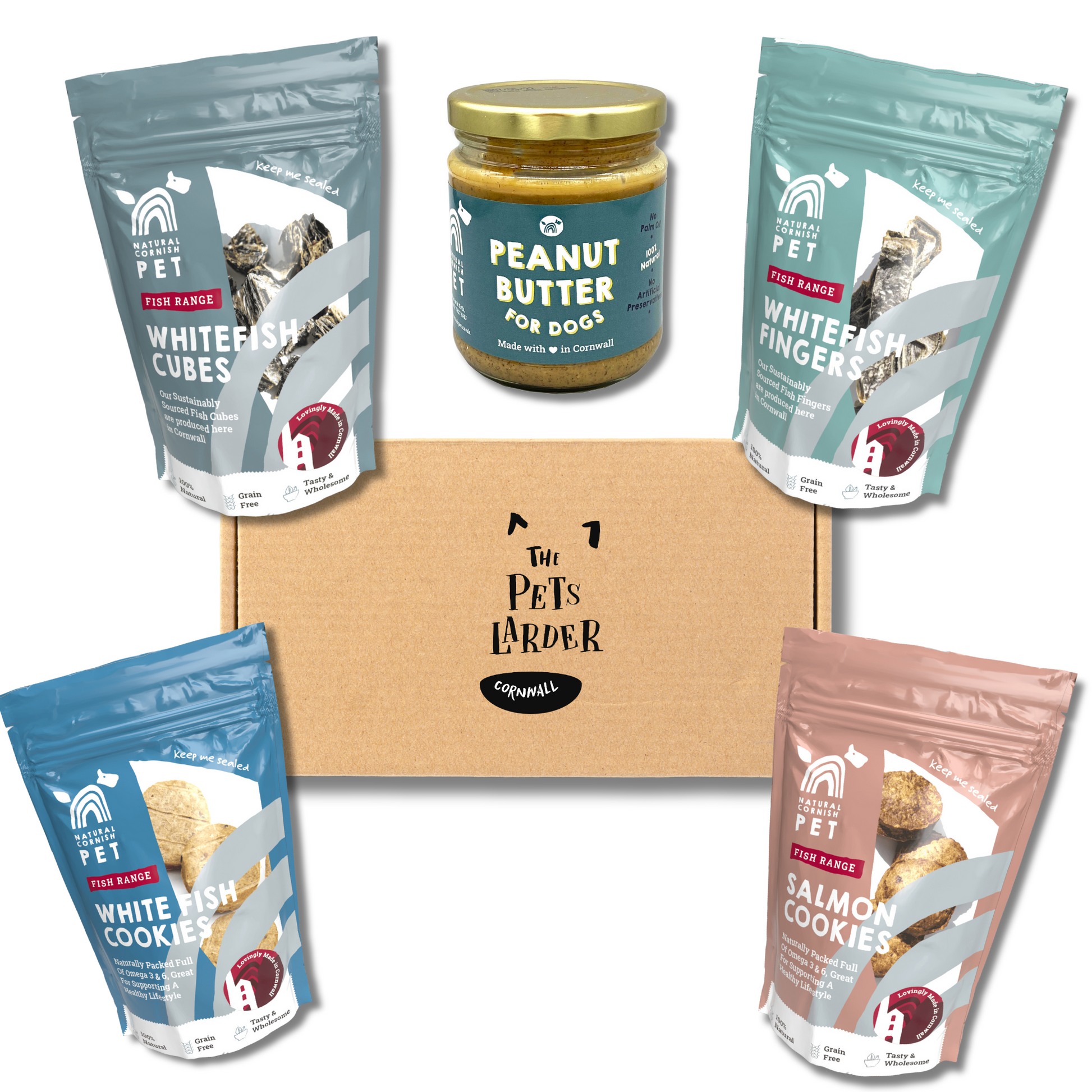 Natural Cornish Dog Treats Hamper | Natural treats made in Cornwall