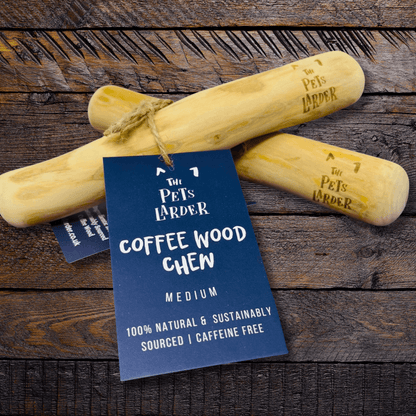 Natural Coffee Wood Chew For Dogs The Pets Larder Natural Pet Shop.